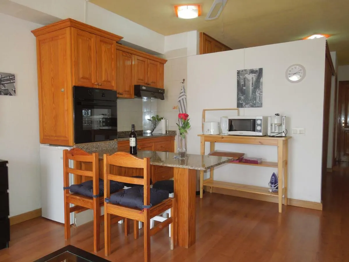 Beachfront-Apartment Las Vistas 1 With Sea-View, Heated, Pool, Wifi, Sat-Tv Arona  0*, Arona (Tenerife) Spain