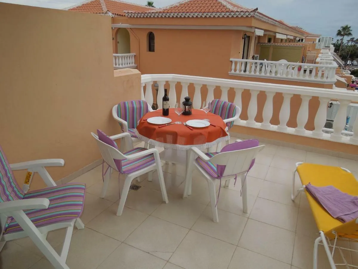 Apartment Beachfront-Apartment Las Vistas 1 With Sea-View, Heated, Pool, Wifi, Sat-Tv Arona  Spain