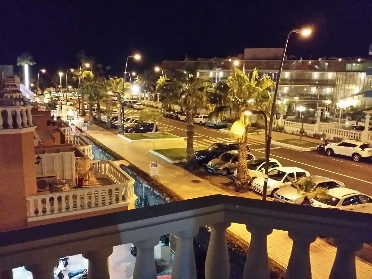 Beachfront-Apartment Las Vistas 1 With Sea-View, Heated, Pool, Wifi, Sat-Tv Arona  0*, Arona (Tenerife) Spain