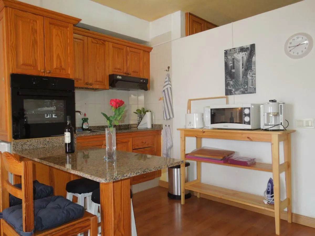 Beachfront-Apartment Las Vistas 1 With Sea-View, Heated, Pool, Wifi, Sat-Tv Arona  Spain
